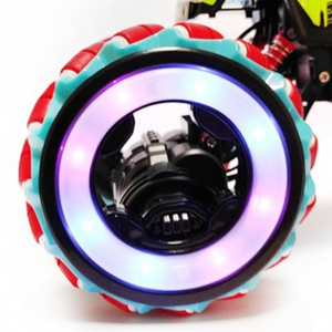 اسباب بازی ماشین کنترلی شارژی آفرود جیپ سبز با دو کنترل دستی و دستبندی Off-Road RC Car Drift Wheels مقیاس 1:10_اسباب بازی ماشین کنترلی